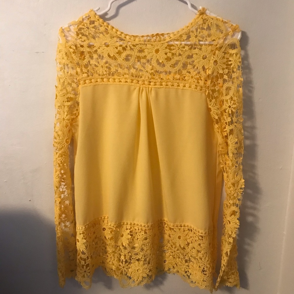 Yellow blouse